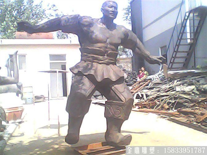 大力士人物铜雕塑