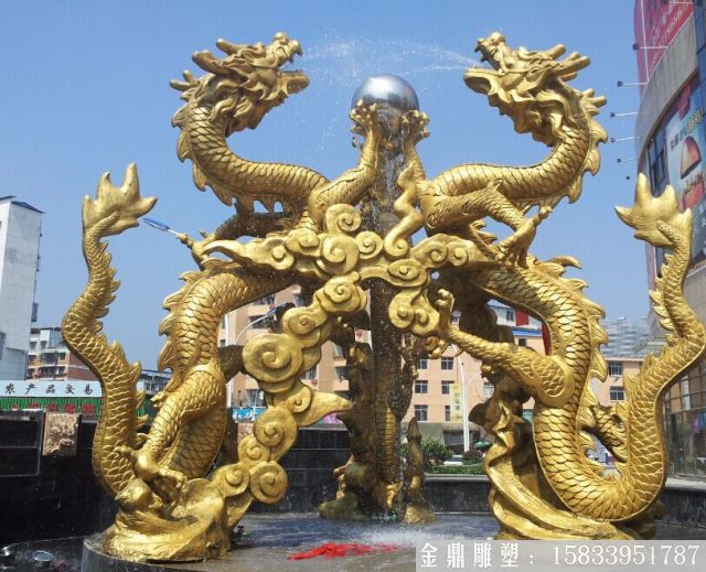 动物铜雕塑 铜雕龙雕塑